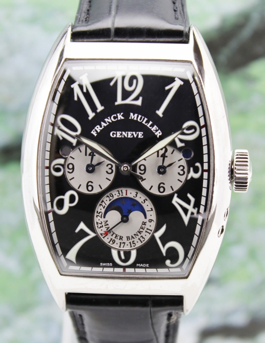 (image for) Franck Muller 18K White Gold Master Banker Lune / 8880 MB L DT